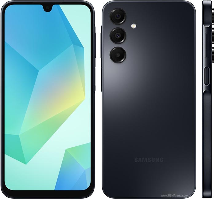 Samsung Galaxy A16 4G 128GB Black vista frontale